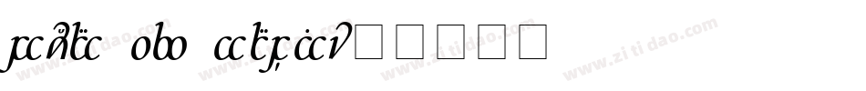 Times BQ Regular字体转换